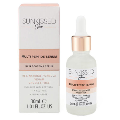 Sunkissed skin multi peptide serum skin boosting serum 30ml online shopping billigt tilbud shoppetur