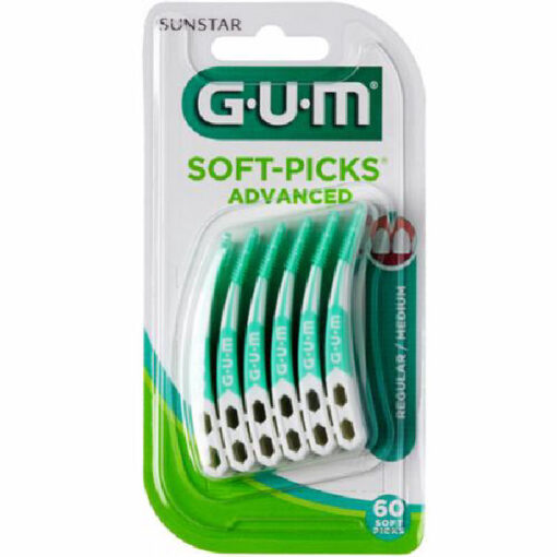 Sunstar gum soft-picks advanced regular/medium 60 stk online shopping billigt tilbud shoppetur