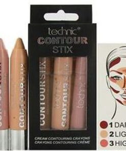 Technic contour stix cream contouring crayons 3 stk online shopping billigt tilbud shoppetur