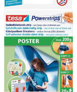 Tesa powerstrips dobbeltklæbende 20 stk. online shopping billigt tilbud shoppetur