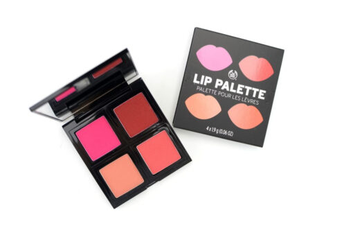 The Body Shop lip palette 4x1