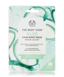 The body shop aloe calm sheet mask 6pk online shopping billigt tilbud shoppetur