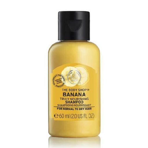 The body shop banana truly nourishing shampoo 60ml online shopping billigt tilbud shoppetur