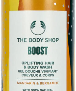 The body shop boost uplifting hair & body wash mandarin & bergamot 200ml online shopping billigt tilbud shoppetur