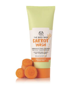 The body shop carrot wash energising face cleanser 100ml online shopping billigt tilbud shoppetur