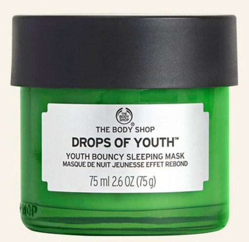 The body shop drops of youth bouncy sleeping mask 75ml online shopping billigt tilbud shoppetur