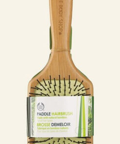 The body shop paddle hairbrush made with natural bamboo online shopping billigt tilbud shoppetur