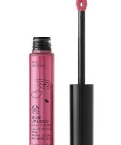 The body shop shine lip liquid peach twist 106 7ml online shopping billigt tilbud shoppetur