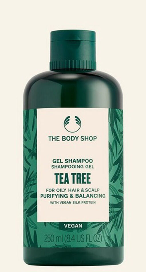 The body shop tea tree gel shampoo purifying & balancing for oily hair & scalp 250ml online shopping billigt tilbud shoppetur