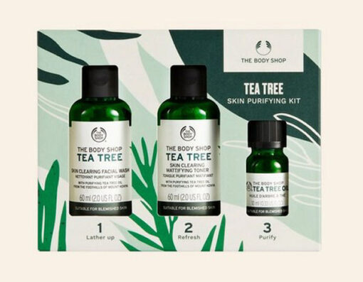 The body shop tea tree skin purifying kit - 3 dele online shopping billigt tilbud shoppetur