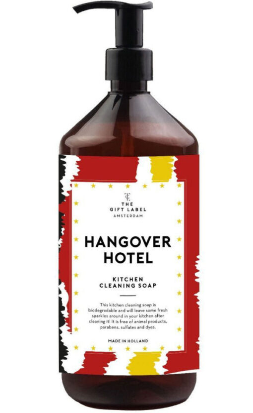 The gift label amsterdam hangover hotel kitchen cleaning soap 1L online shopping billigt tilbud shoppetur