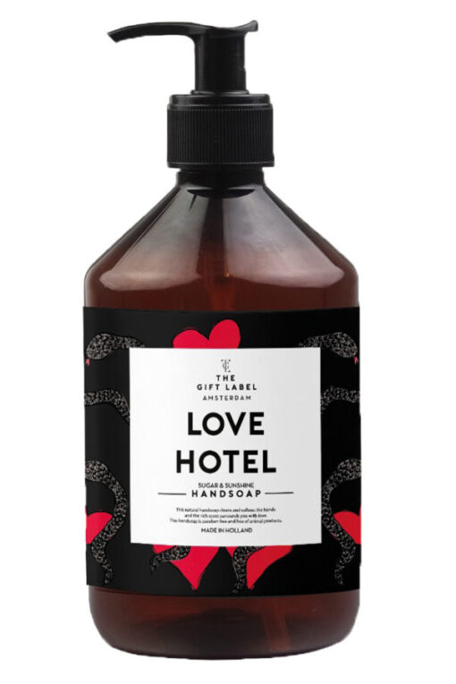 The gift label amsterdam love hotel sugar & sunshine hand soap 500ml online shopping billigt tilbud shoppetur