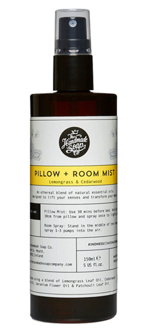 The handmade soap pillow + room mist lemongrass & cedarwood 100ml online shopping billigt tilbud shoppetur
