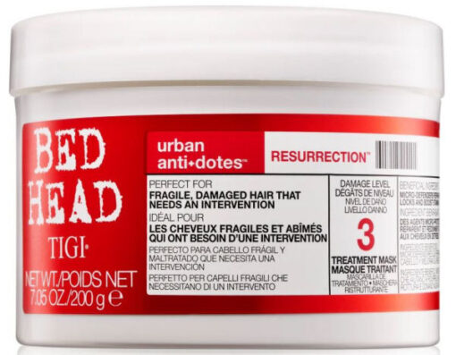 Tigi bed head resurrection damage level 3 treatment mask 200g online shopping billigt tilbud shoppetur