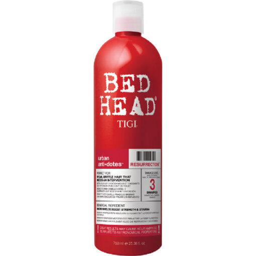 Tigi bed head urban anti-dotes resurrection 3 shampoo 750ml online shopping billigt tilbud shoppetur