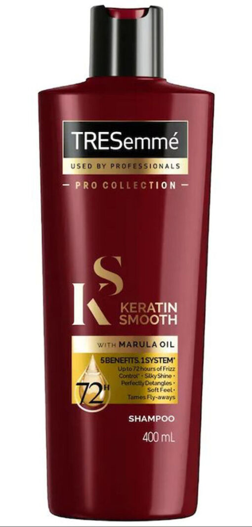 Tresemmé pro collection keratin smooth shampoo with marula oil 400ml online shopping billigt tilbud shoppetur