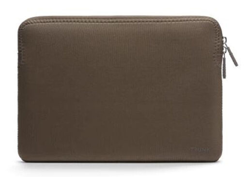 Trunk suede sleeve 13" also fits 14" macbook pro genuine brun online shopping billigt tilbud shoppetur