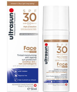 Ultrasun face tinted moisturising anti-ageing sun protection SPF30 honey 50ml online shopping billigt tilbud shoppetur