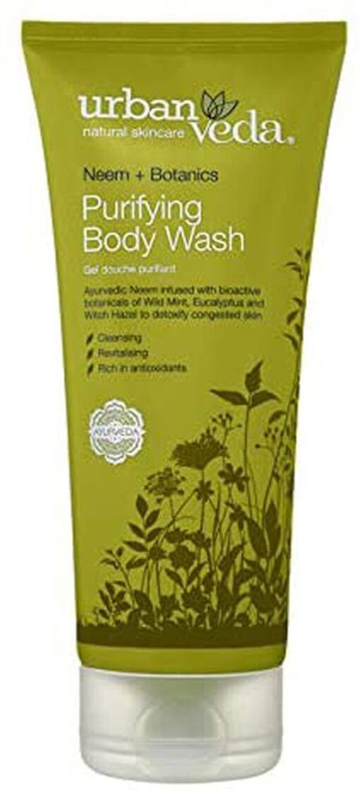 Urban veda natural skincare neem + botanics purifying body wash 200ml online shopping billigt tilbud shoppetur