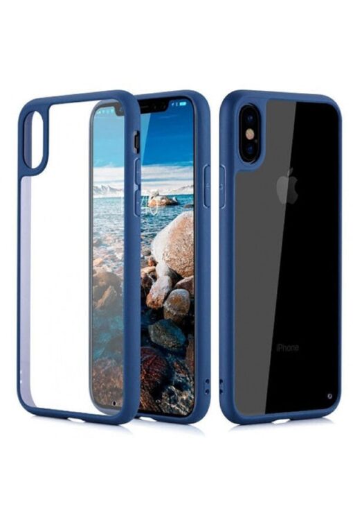 Usams mobile phone case for iphone x navy blue online shopping billigt tilbud shoppetur