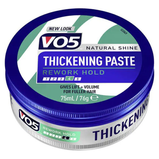 VO5 natural shine thickening paste rework hold 75ml online shopping billigt tilbud shoppetur