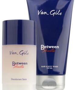 Van gils between sheets gavesæt - hair and body wash 150ml + deodorant stick 75ml online shopping billigt tilbud shoppetur