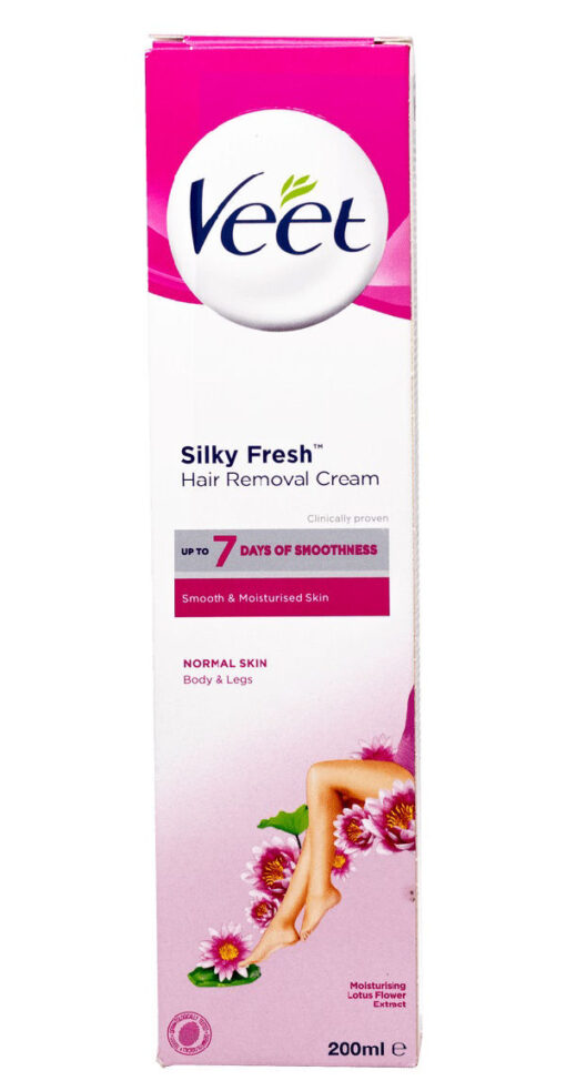 Veet silky fresh hair removal cream normal skin body & legs 200ml online shopping billigt tilbud shoppetur