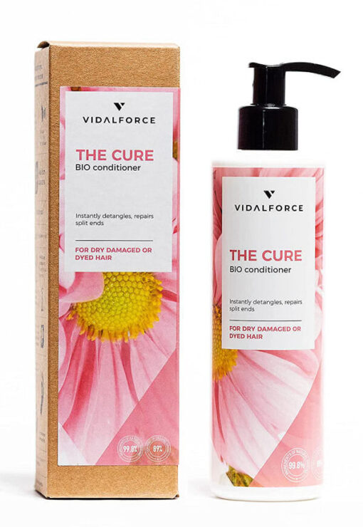 Vidalforce the cure bio conditioner for dry damaged or dyed hair 250ml online shopping billigt tilbud shoppetur