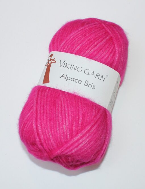 Viking Garn Alpaca Bris - Cerise farve 362