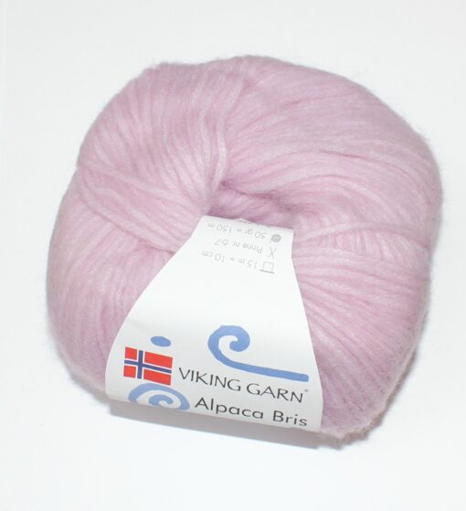 Viking Garn Alpaca Bris - Lyslilla farve 367