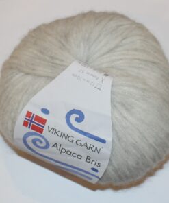 Viking Garn Alpaca Bris - Perlegrå farve 312