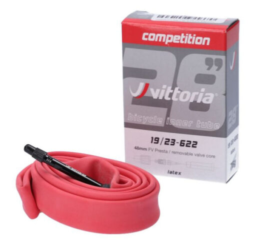 Vittoria competition bicycle inner tube 28" 19/23-622 48mm latex online shopping billigt tilbud shoppetur