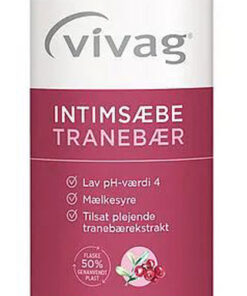 Vivag intimsæbe tranebær 250ml online shopping billigt tilbud shoppetur