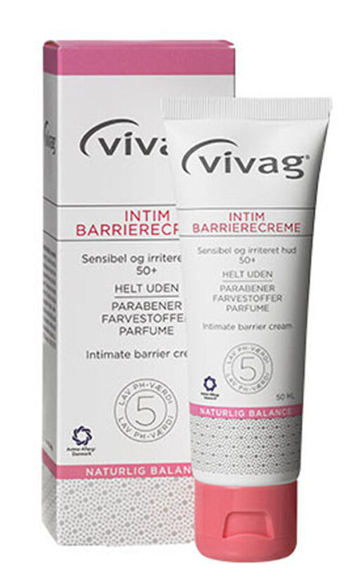 Vivag naturlig balance intim barrierecreme 50ml online shopping billigt tilbud shoppetur