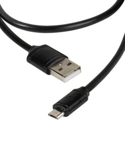 Vivanco micro usb data cable (36292) 2.0m sort online shopping billigt tilbud shoppetur