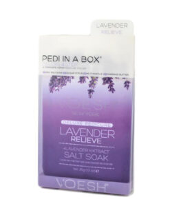 Voesh new york pedi in a box deluxe 4 step lavender relieve 35g online shopping billigt tilbud shoppetur