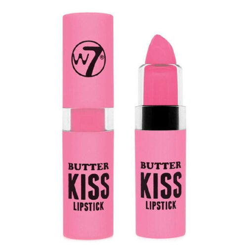 W7 butter kiss lipstick pretty in pink 3g online shopping billigt tilbud shoppetur