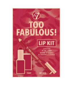 W7 too fabulous lip kit lipstick & lip liner online shopping billigt tilbud shoppetur