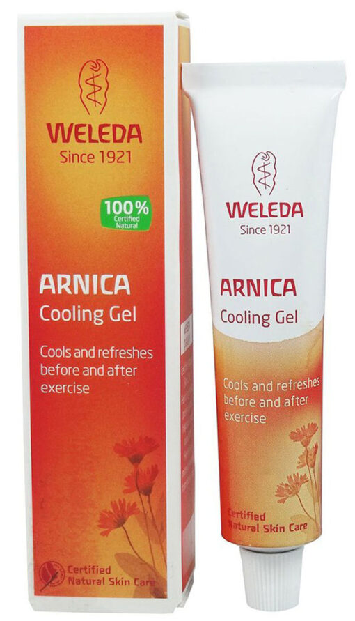 Weleda arnica cooling gel cool and refreshes before and after exercise 25g online shopping billigt tilbud shoppetur