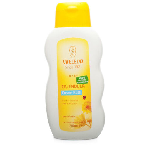 Weleda baby calendula cream bath 200ml online shopping billigt tilbud shoppetur