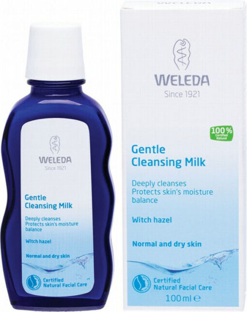 Weleda gentle cleansing milk witch hazel 100ml (Dato) online shopping billigt tilbud shoppetur