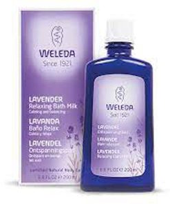 Weleda lavender relaxing bath milk 200ml (dato) online shopping billigt tilbud shoppetur