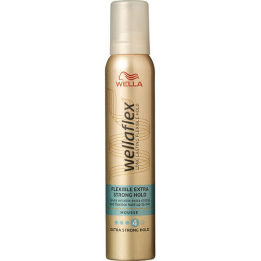 Wella wellaflex flexible extra strong hold mousse 4 200ml online shopping billigt tilbud shoppetur