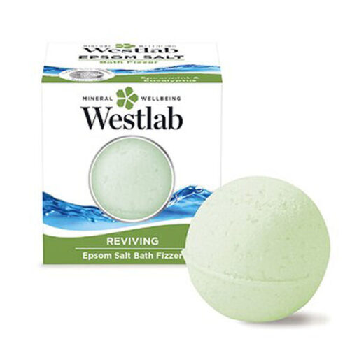 Westlab epsom salt bath fizzer spearmint & eucalyptus 150g online shopping billigt tilbud shoppetur