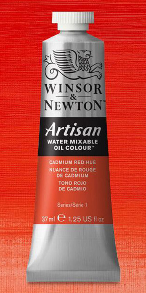 Winsor & newton artisan water mixable oil colour cadmium red medium serie 1 1514099 37ml online shopping billigt tilbud shoppetur