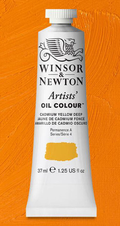 Winsor & newton artists oil colour cadmium yellow deep serie 4 1214111 37ml online shopping billigt tilbud shoppetur