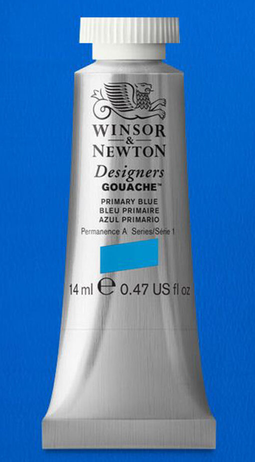 Winsor & newton designers gouache primary blue serie 1 0605523 14ml online shopping billigt tilbud shoppetur