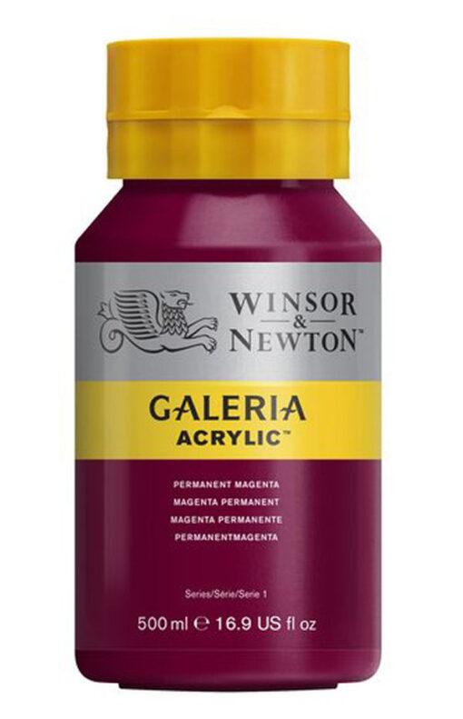 Winsor & newton galeria acrylic permanent magenta 500ml online shopping billigt tilbud shoppetur