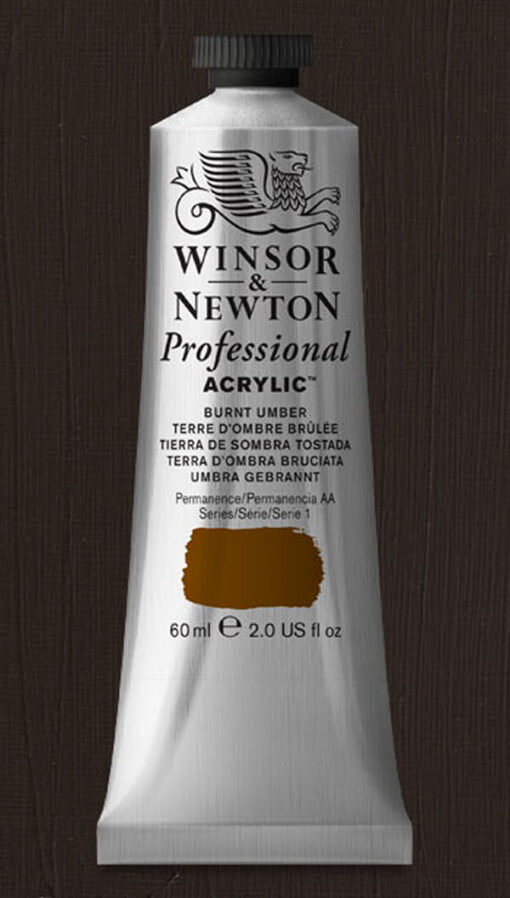 Winsor & newton professional acrylic burnt umber serie 1 2320076 60ml online shopping billigt tilbud shoppetur