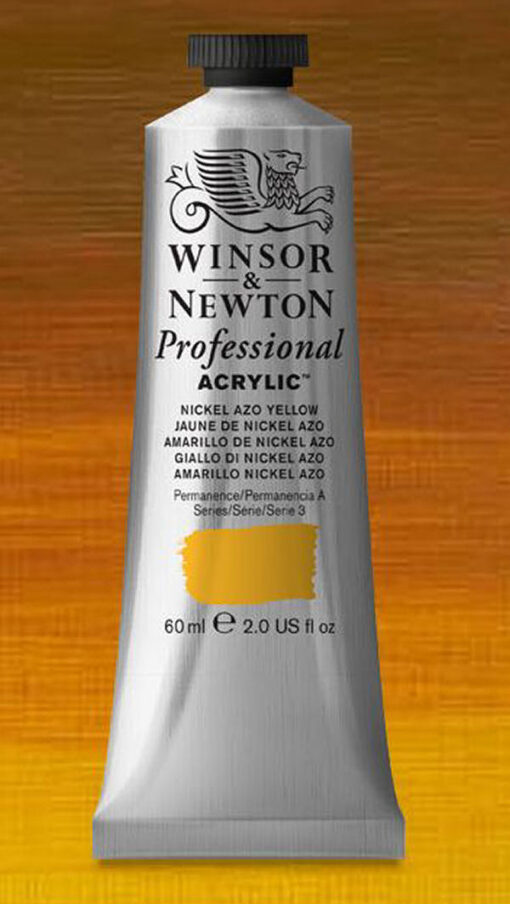 Winsor & newton professional acrylic nickel azo yellow serie 3 2320439 60ml online shopping billigt tilbud shoppetur